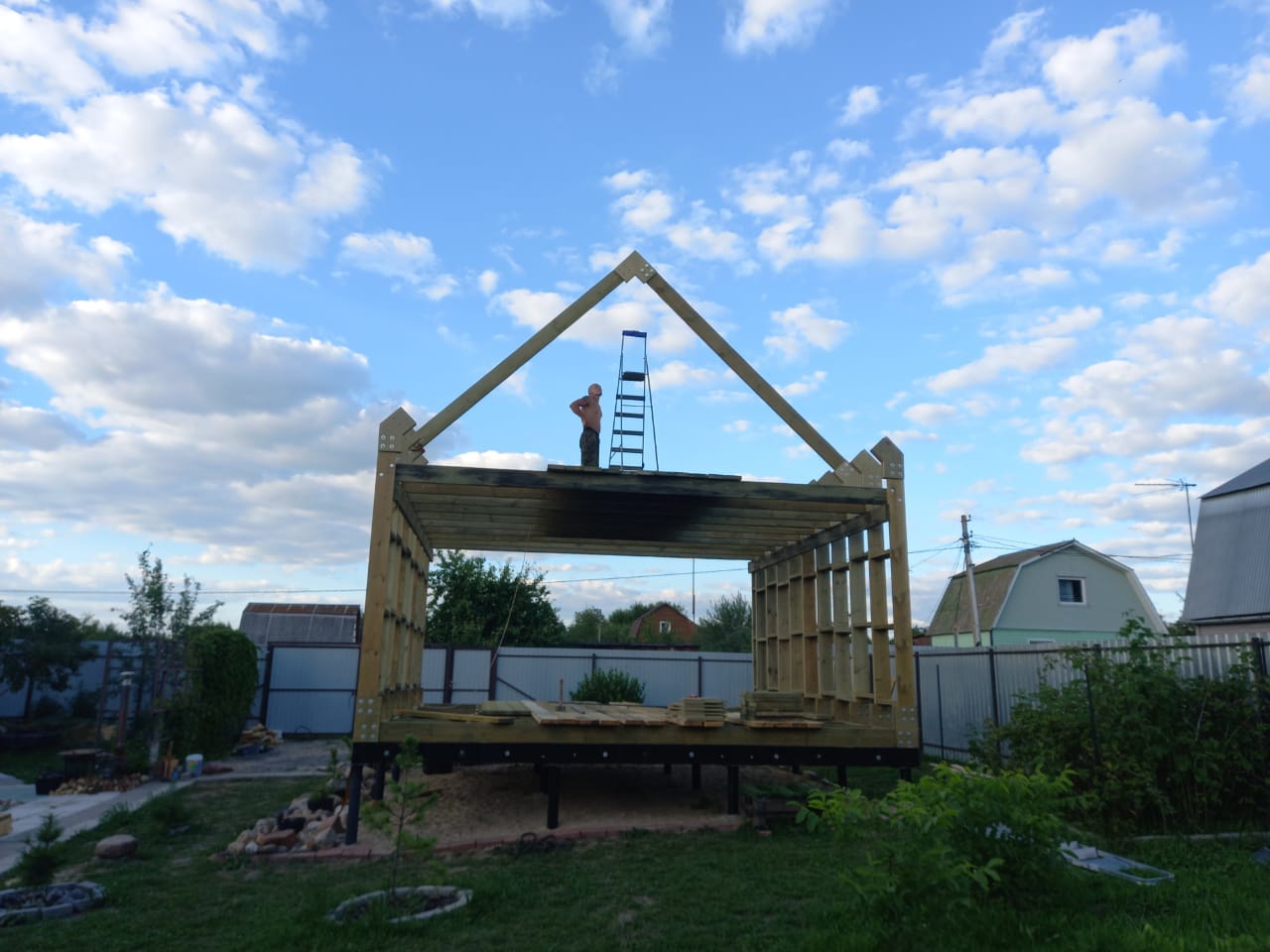 Our client is building it alone